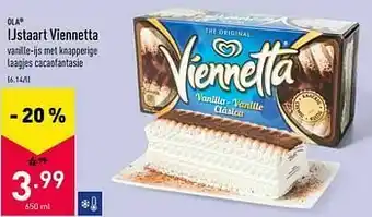 ALDI Ijstaart viennetta aanbieding