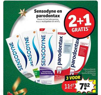 Kruidvat Sensodyne En Parodontax aanbieding
