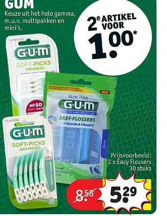 Kruidvat Gum aanbieding