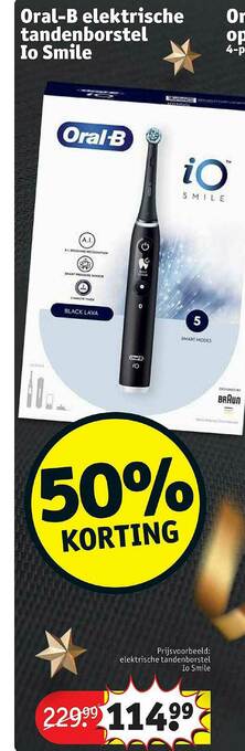 Kruidvat Oral B Elektrische Tandenborstel Io Smile aanbieding
