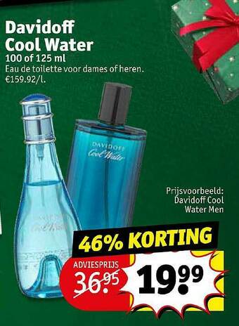 Kruidvat Davidoff Cool Water aanbieding