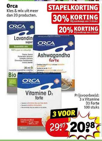 Kruidvat Orca Vitamine aanbieding