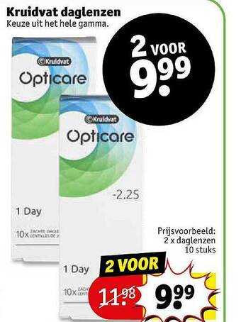 Kruidvat Kruidvat Daglenzen aanbieding