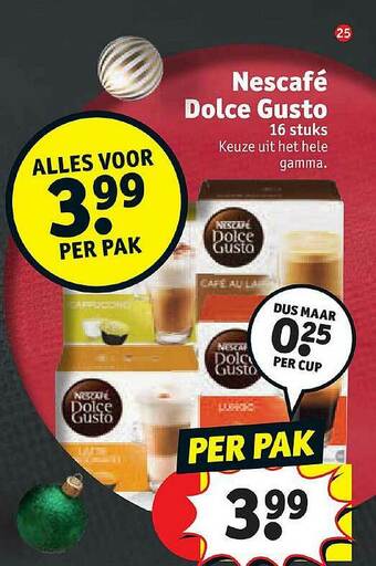 Kruidvat Nescafé Dolce Gusto aanbieding