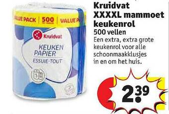 Kruidvat Xxxxl Mammoet Keukenrol