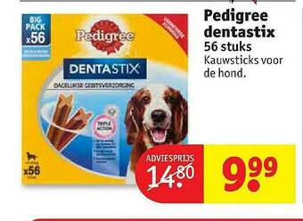 Kruidvat Pedigree Dentastix aanbieding