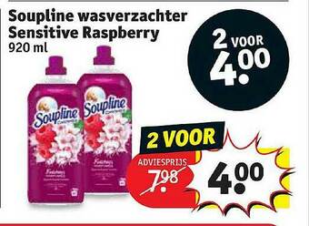 Kruidvat Soupline Wasverzachter aanbieding