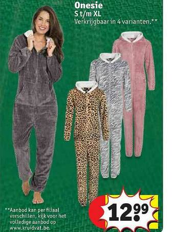 Kruidvat Onesie aanbieding