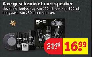Kruidvat Axe Geschenkset Met Speaker aanbieding