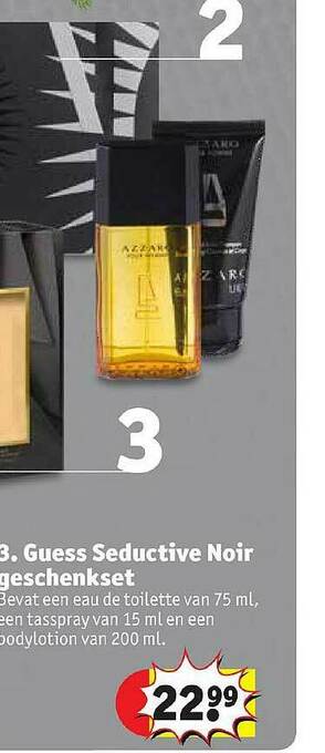 Kruidvat Guess Seductive Noir Geschenkset aanbieding