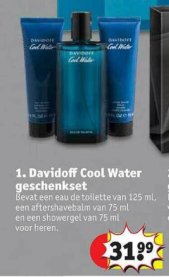 Kruidvat Davidoff Cool Water Geschenkset aanbieding