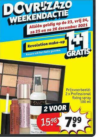 Kruidvat Revolution Make Up aanbieding