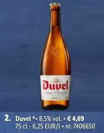 Lidl Duvel aanbieding