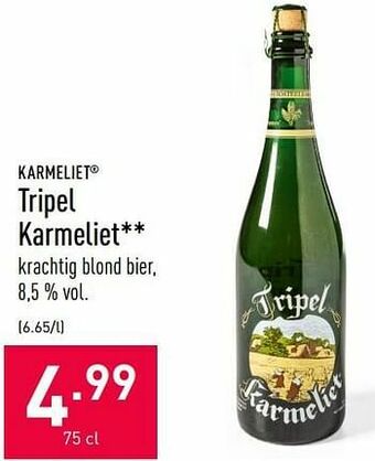 ALDI Tripel karmeliet aanbieding