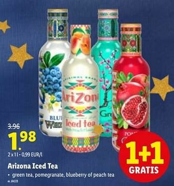 Lidl Arizona iced tea aanbieding