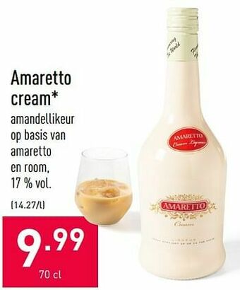 ALDI Amaretto cream aanbieding