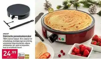 ALDI Ambiano elektrische pannenkoekenmaker aanbieding