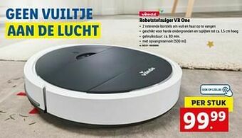 Lidl Vileda robotstofzuiger vr one aanbieding