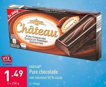ALDI Pure chocolade aanbieding