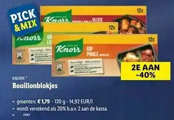Lidl Bouillonblokjes groenten aanbieding