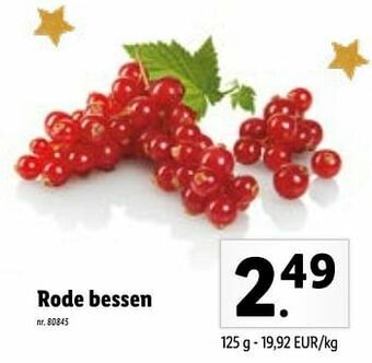 Lidl Rode bessen aanbieding