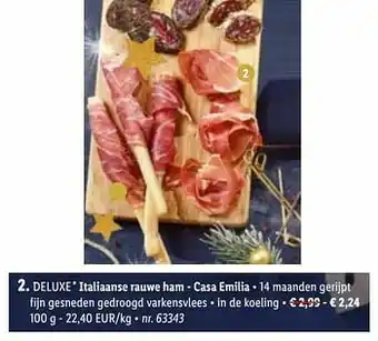 Italiaanse rauwe ham - casa emilia