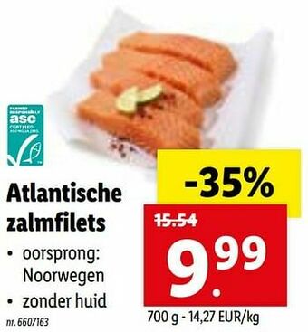Atlantische zalmfilets