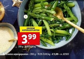 Lidl Groene aspergepunten aanbieding