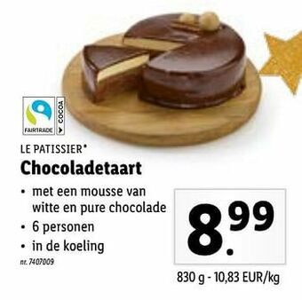 Chocoladetaart