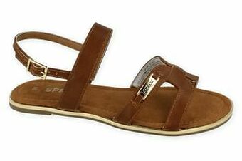 Berca Shoes Sprox Sandaal Dames Vegan - Cognac aanbieding