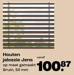 Kwantum Houten jaloezie Jens aanbieding