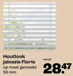 Kwantum Houtlook jaloezie Floris aanbieding
