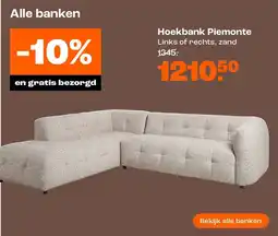 Kwantum Hoekbank Piemonte aanbieding