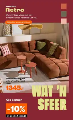 Kwantum Hoekbank Regalo aanbieding