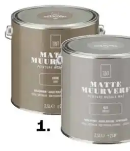 Kwantum Muurverf Mat Khaki of Klei aanbieding