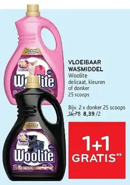 Alvo Vloeibaar Wasmiddel Woolite aanbieding