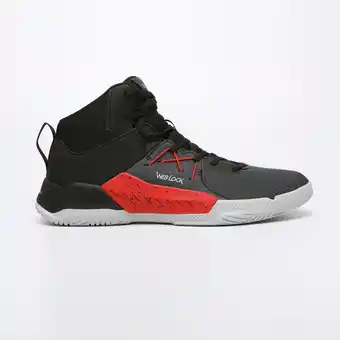 Decathlon Basketbalschoenen heren/dames beginners Protect 120 zwart rood aanbieding