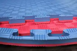 Decathlon Legend Puzzelmat Sportvloer | 100 x 100 x 4 cm | Blauw / Rood aanbieding