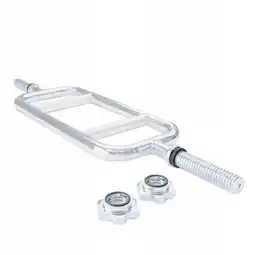 Decathlon triceps halterstang met 86 cm lengte I triceps trainer voor krachttraining aanbieding