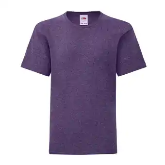 Decathlon Kinderen/Kinderen Iconic Heather TShirt (Heide Paars) aanbieding
