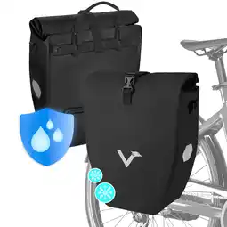 Decathlon Fietstassen set van 2 met koelvak 28L – Basic aanbieding