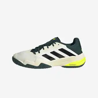 Decathlon Multicourt tennisschoenen voor heren Barricade 13 gebroken wit groen aanbieding