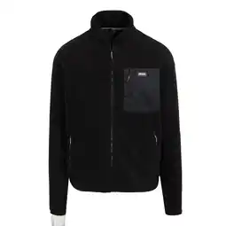 Decathlon Heren Frankie Full Zip Fleecejack (Zwart) aanbieding