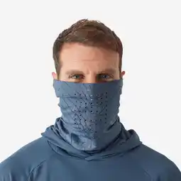 Decathlon Uv-werende colsjaal voor vissen 500 grijs/blauw aanbieding