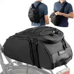 Decathlon Fietstas Fietsdraagtas + rugzak + schoudertas voor fiets 10L aanbieding