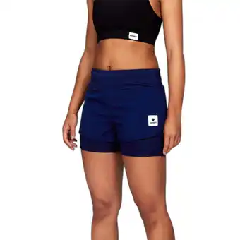 Decathlon Damesshort Saysky Pace 2 in 1 3 aanbieding