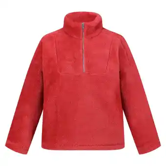 Decathlon Dames Zeeke Fluffy Fleece (Mineraal Rood) aanbieding