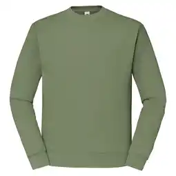 Decathlon Uniseks Klassiek Ingelegd Sweatshirt voor Volwassenen (Klassieke Olijf) aanbieding