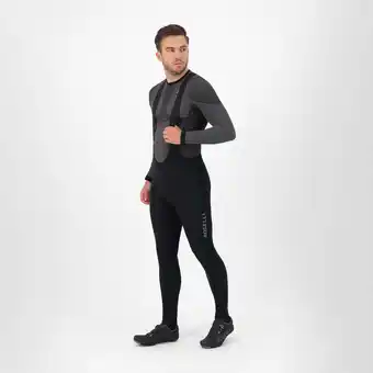 Decathlon Lange Fietsbroek Met Bretels Heren Essential aanbieding