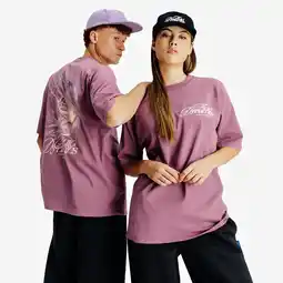 Decathlon T-shirt paars met print aanbieding